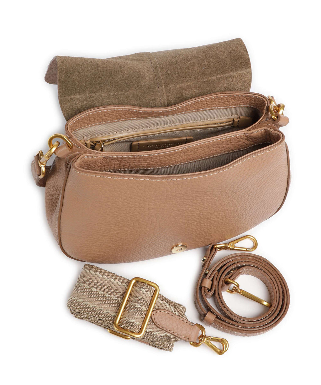 Gianni Chiarini Helena Round Shoulder bag clay