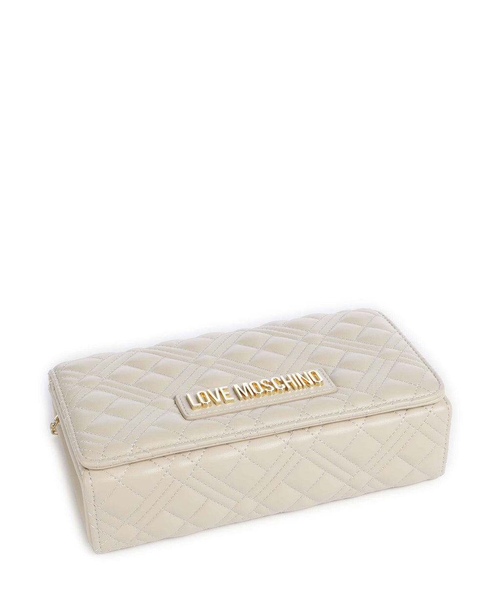 Love Moschino Smart Daily Crossbody bag avorio