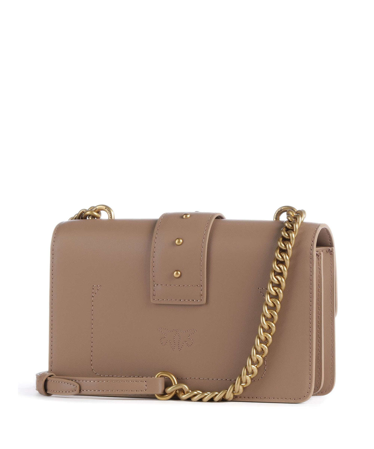Pinko Love One Mini Crossbody bag biscotto zenzero