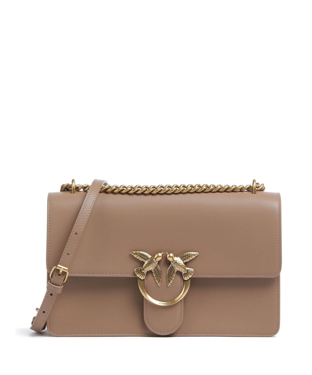 Pinko Love One Classic Shoulder bag biscotto zenzero