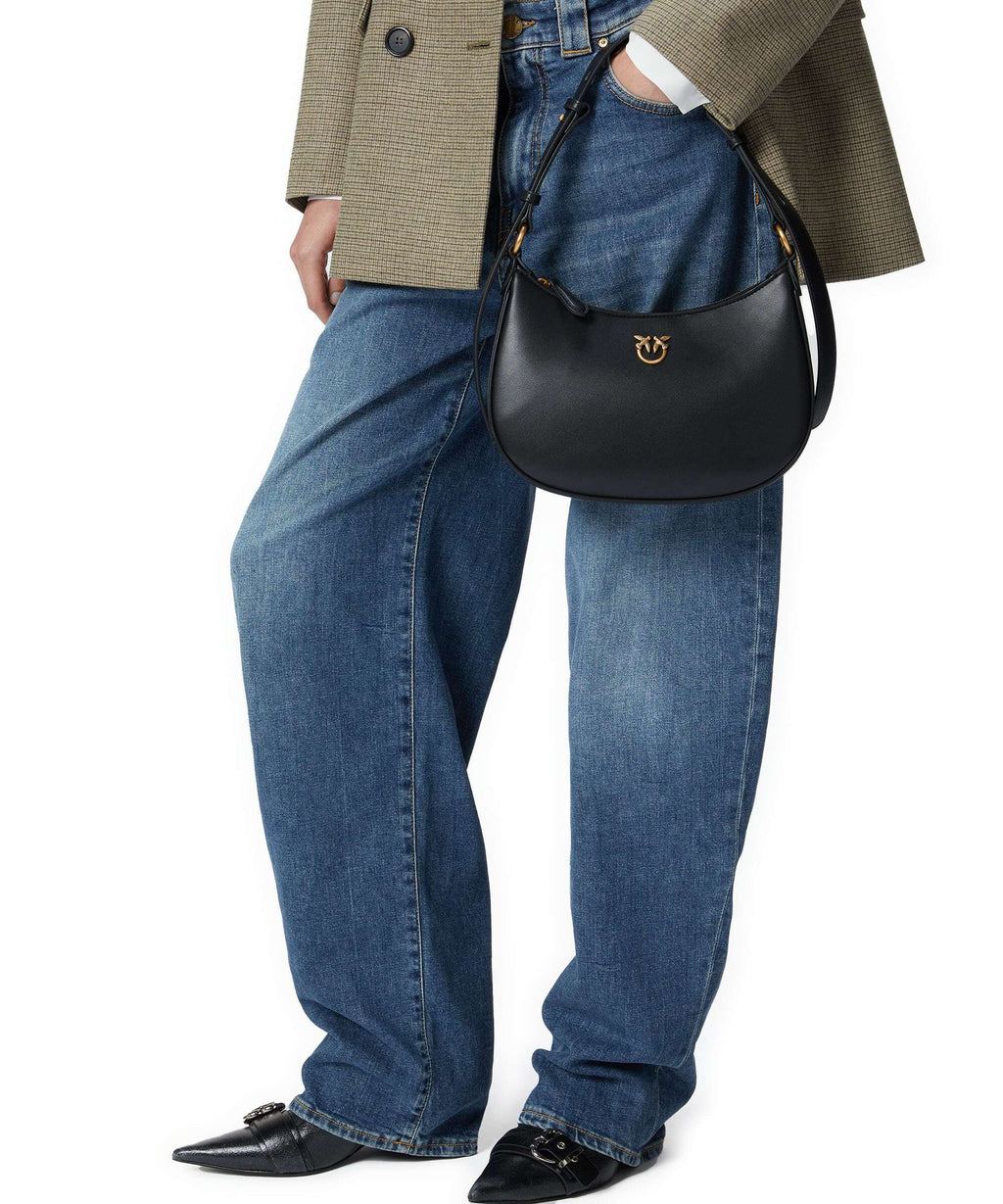 Pinko Half Moon Mini Shoulder bag nero