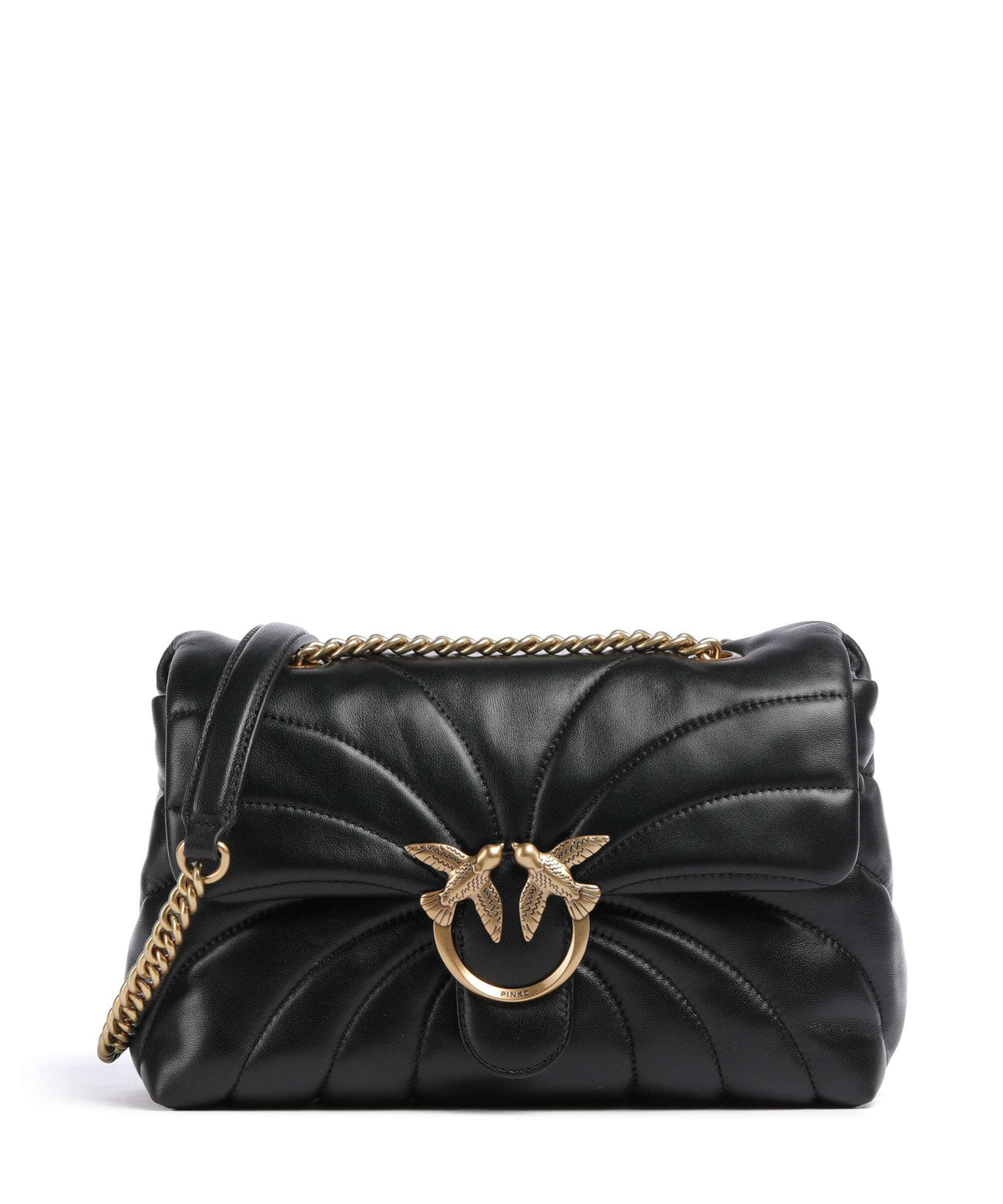 Pinko Love Puff Classic Shoulder bag nero/antique gold