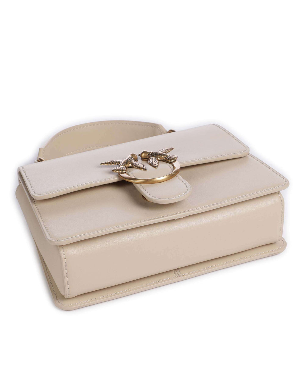 Pinko Love One Mini Handbag beige/grigio fumo/antique gold