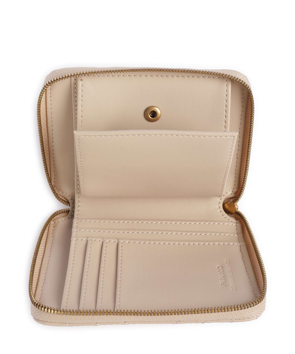 Pinko Taylor Wallet beige/grigio fumo/antique gold