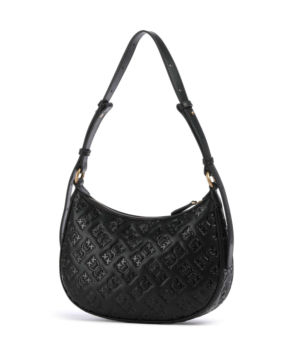 Pinko Half Moon Mini Shoulder bag nero/antique gold