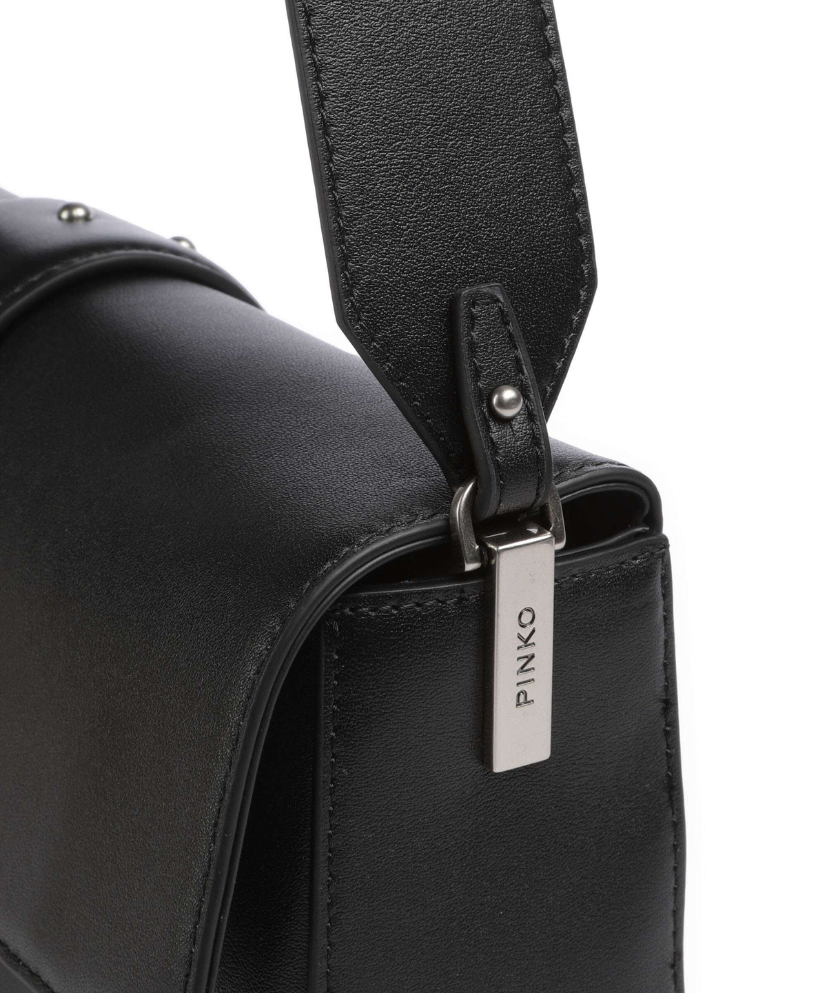 Pinko Love One Classic Slouchy Shoulder bag nero/old silver