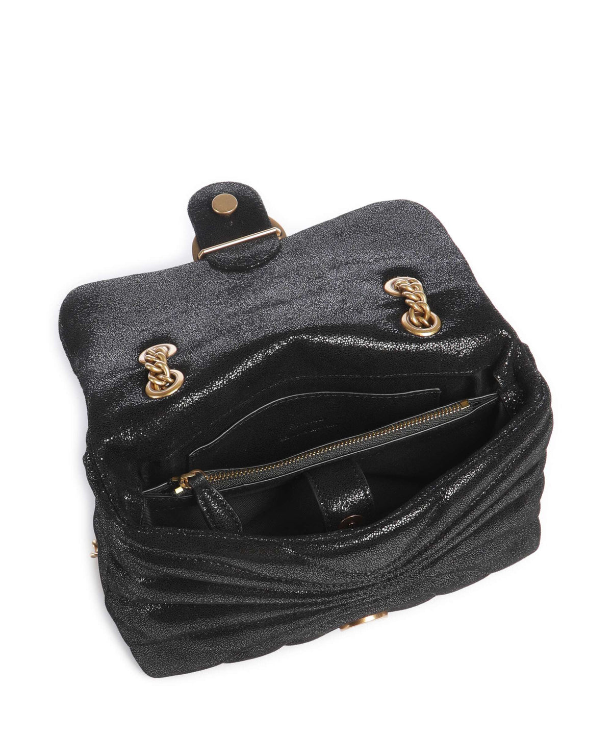 Pinko Love Puff Mini Shoulder bag oro/nero/antique gold