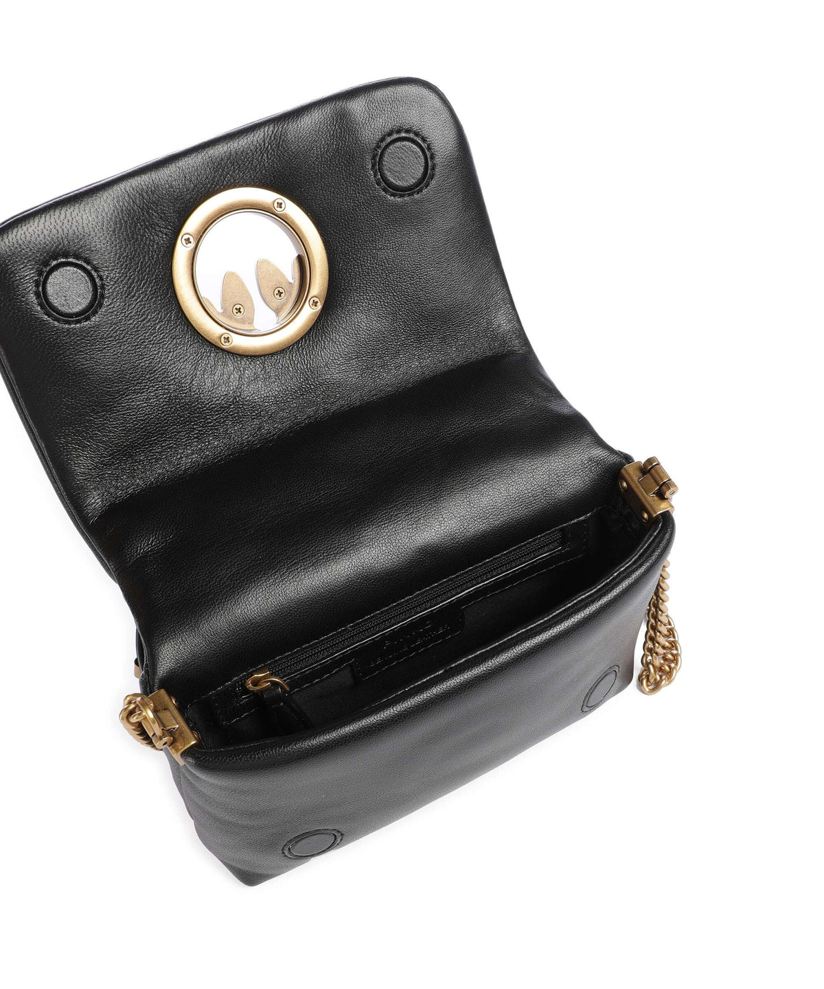 Pinko Love Click Puff Baby Crossbody bag nero/antique gold