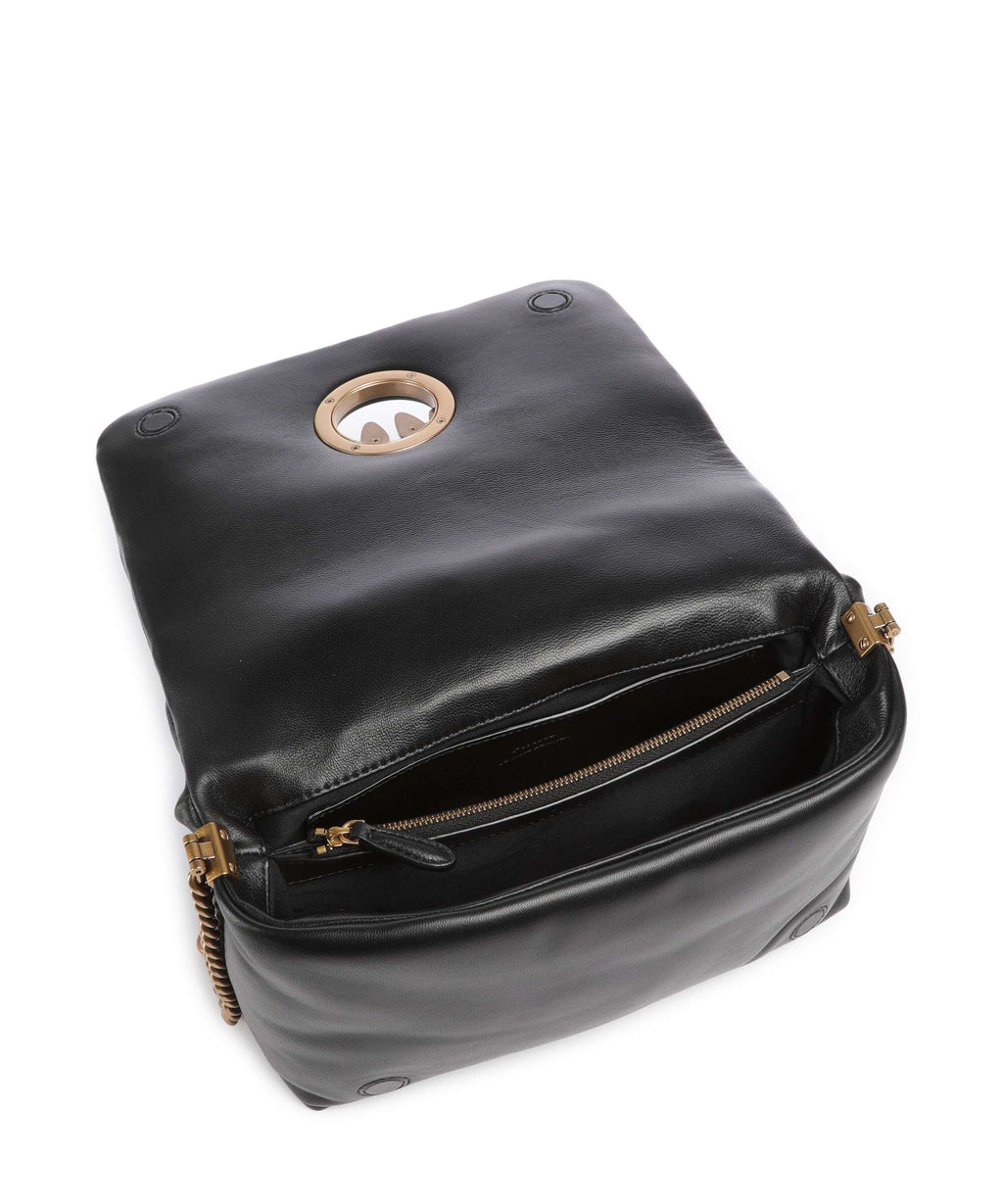 Pinko Love Click Puff Classic Crossbody bag nero/antique gold