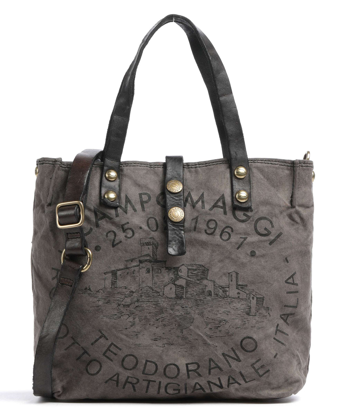 Campomaggi Handbag beige/grigio/nera