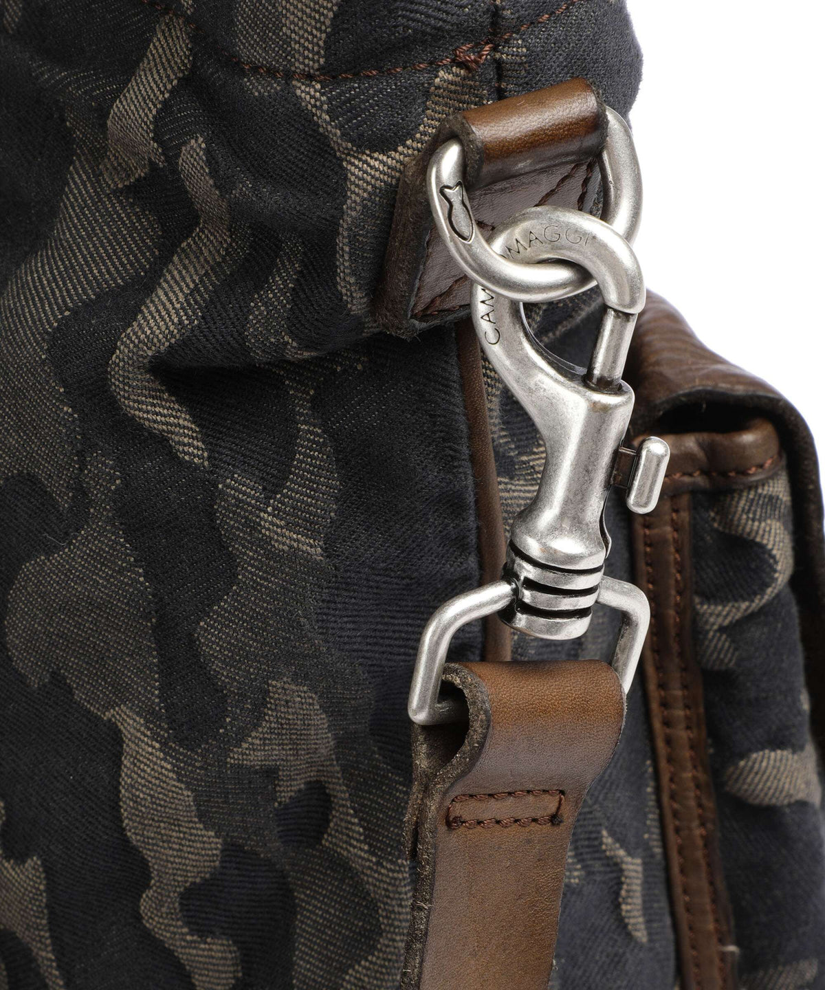Campomaggi Backpack bag camouflage blue/verde military
