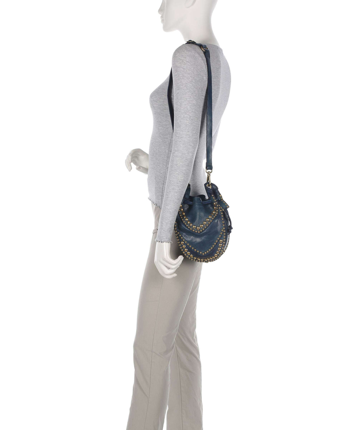 Campomaggi Bucket bag sapphire