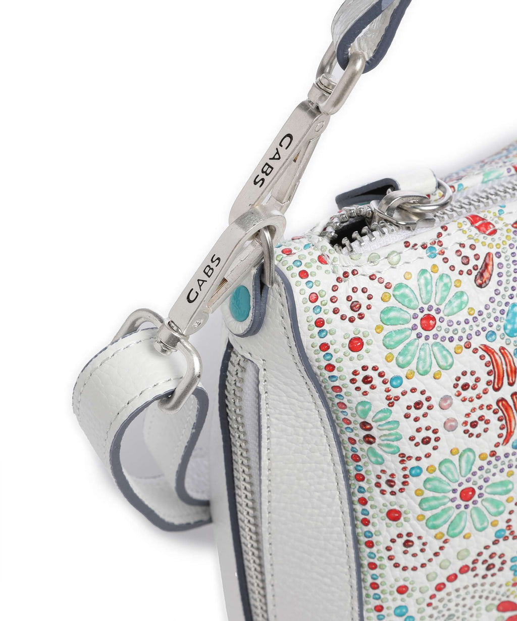 Gabs Phoenix Maioliche Pepita Shoulder bag white