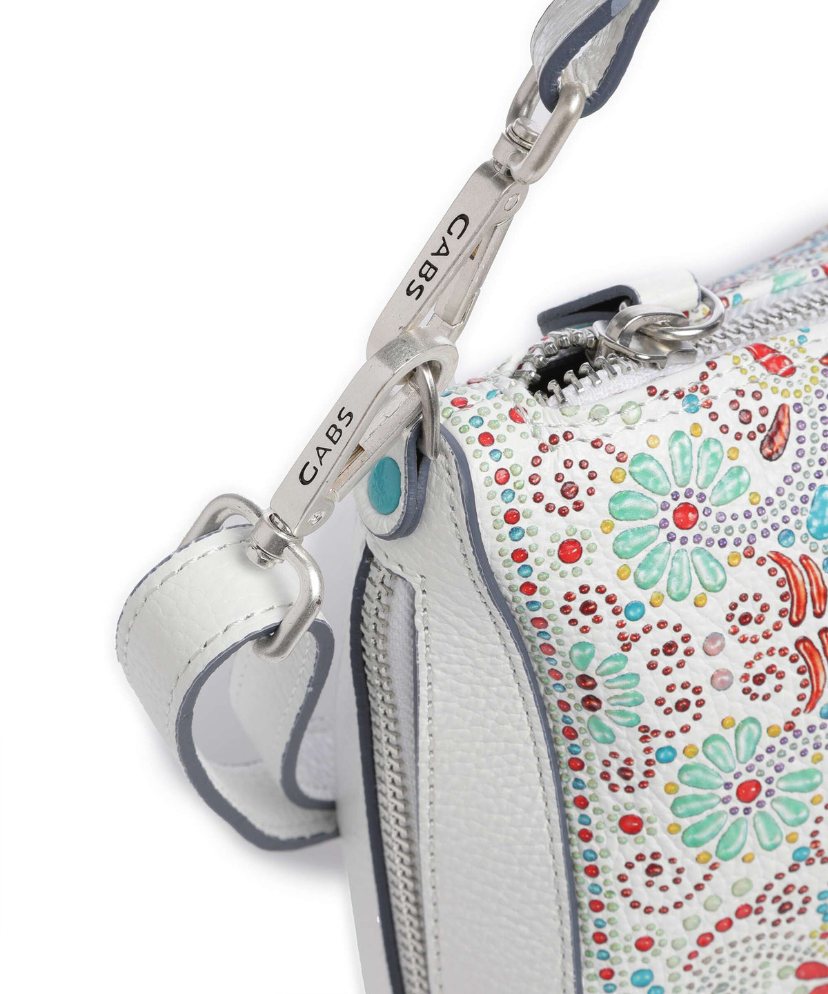 Gabs Phoenix Maioliche Pepita Shoulder bag white