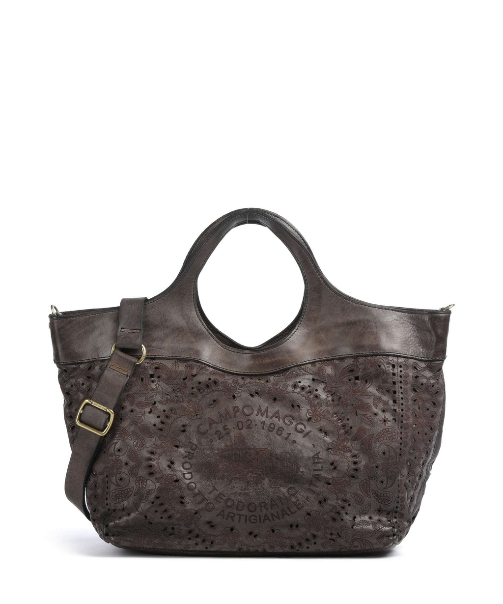 Campomaggi Tote bag grigio