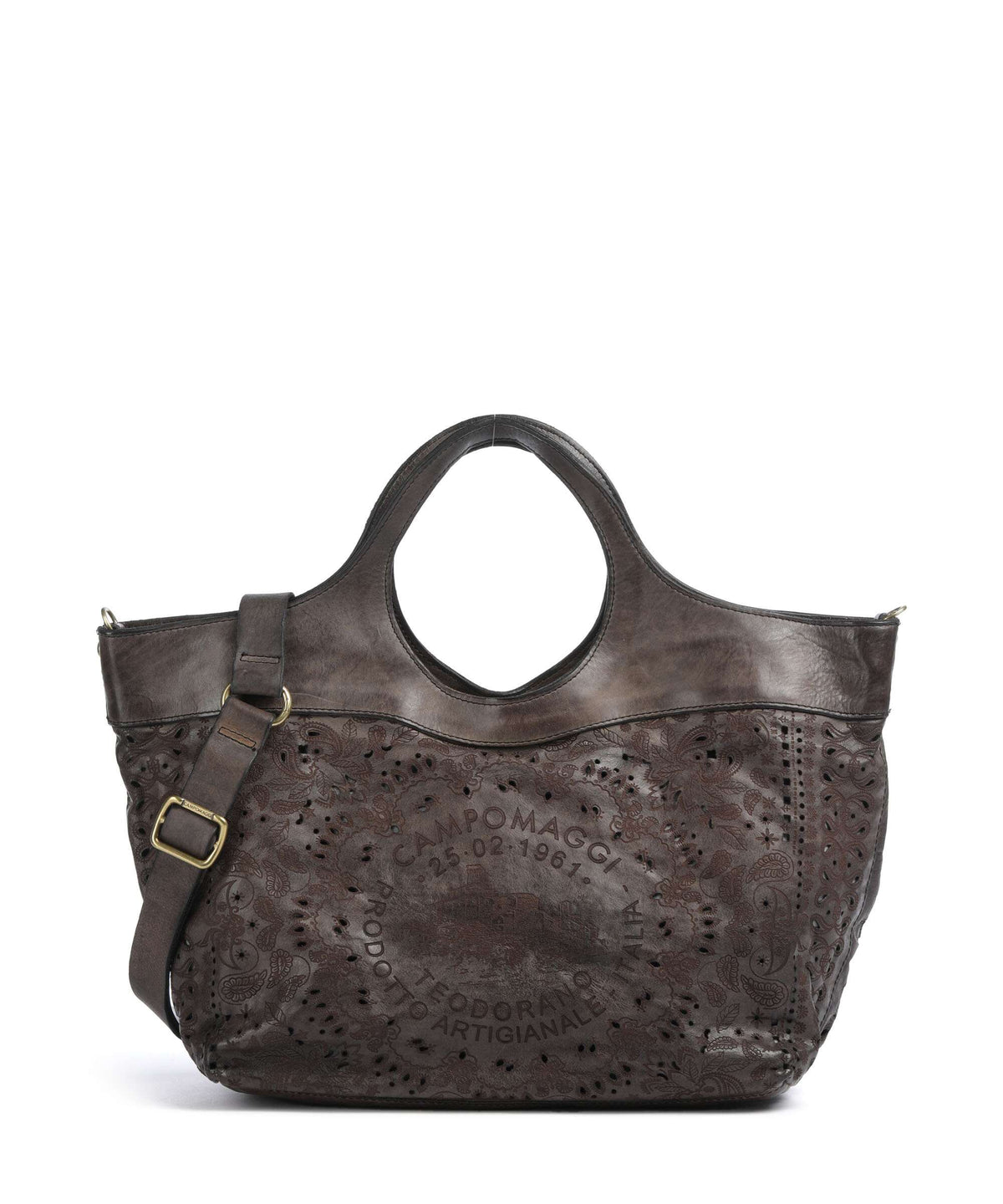 Campomaggi Tote bag grigio