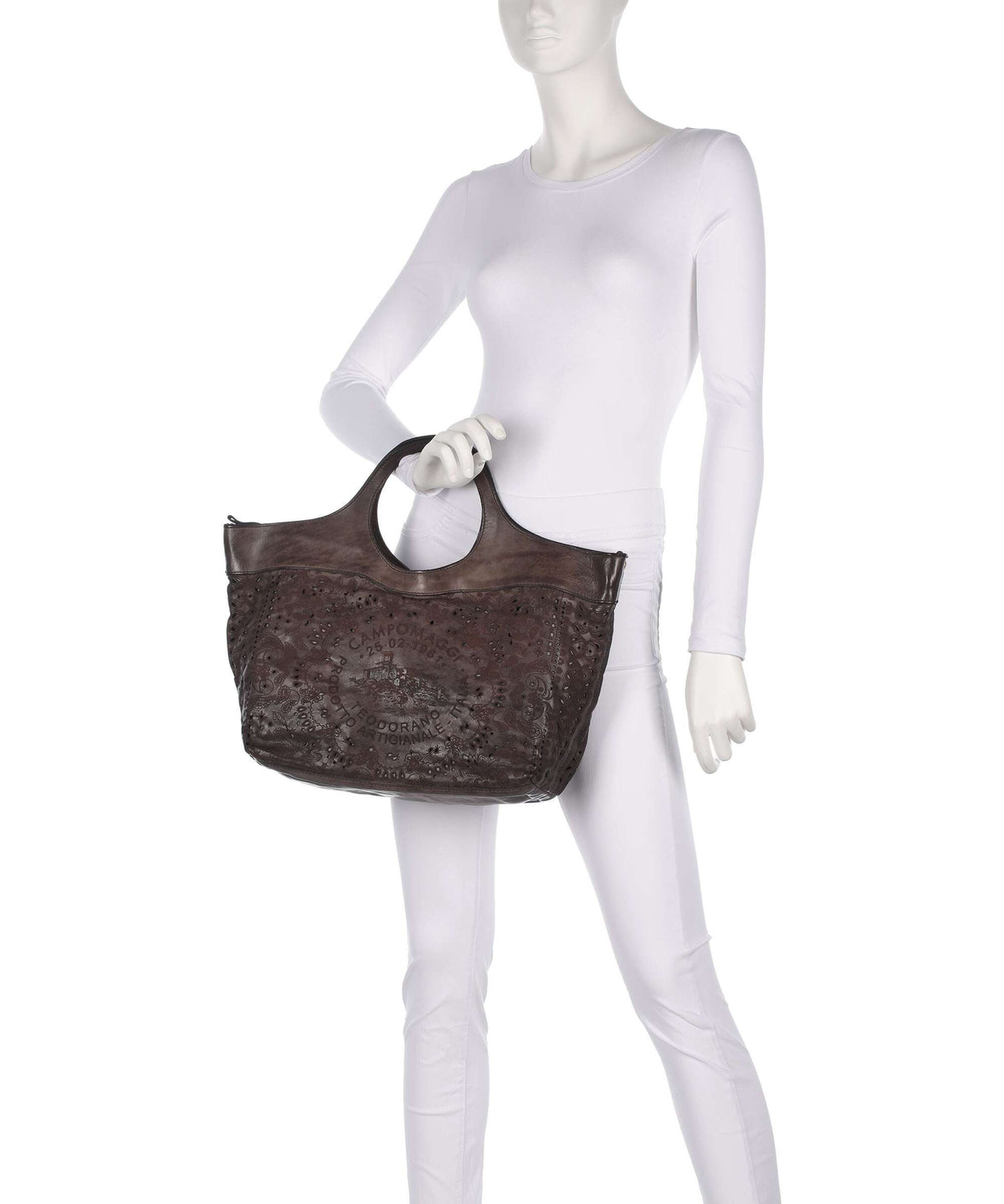 Campomaggi Tote bag grigio