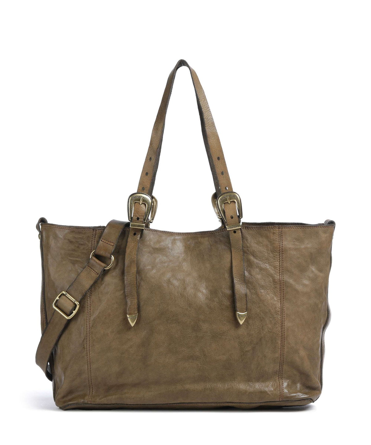 Campomaggi Tote bag verde militare