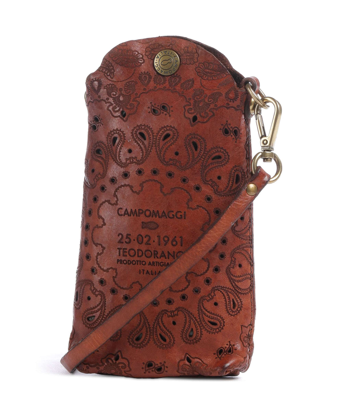 Campomaggi Phone bag cognac