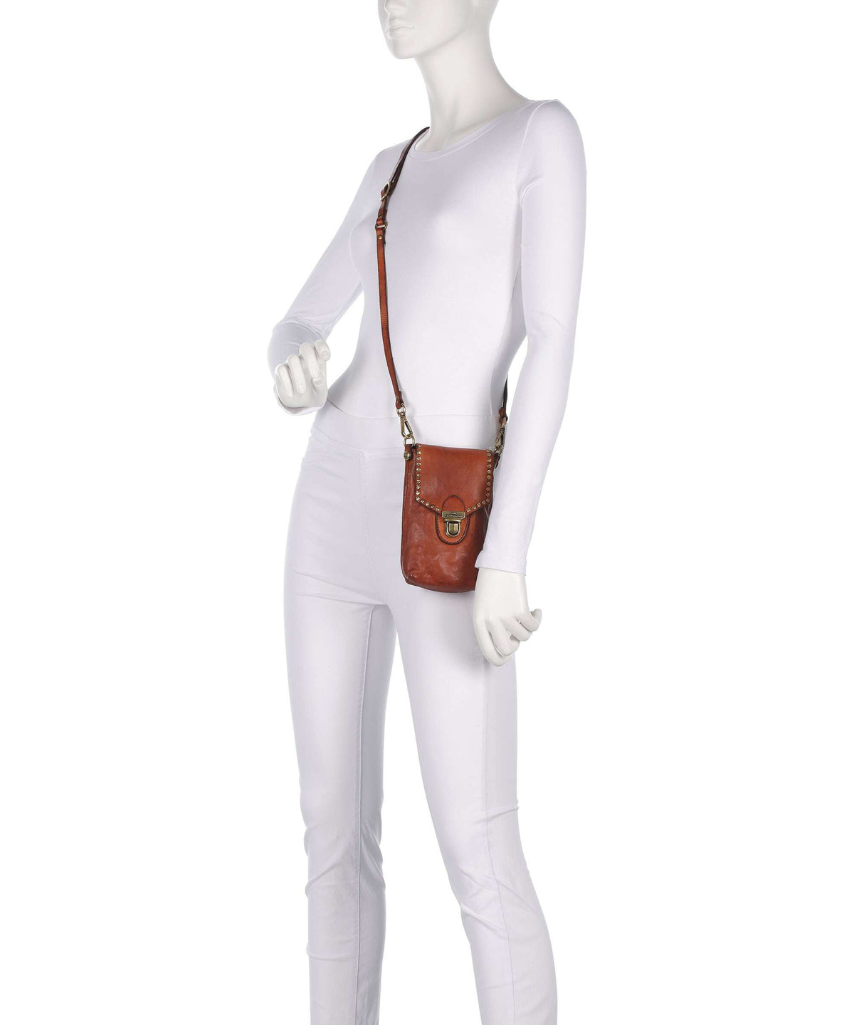 Campomaggi Phone bag cognac