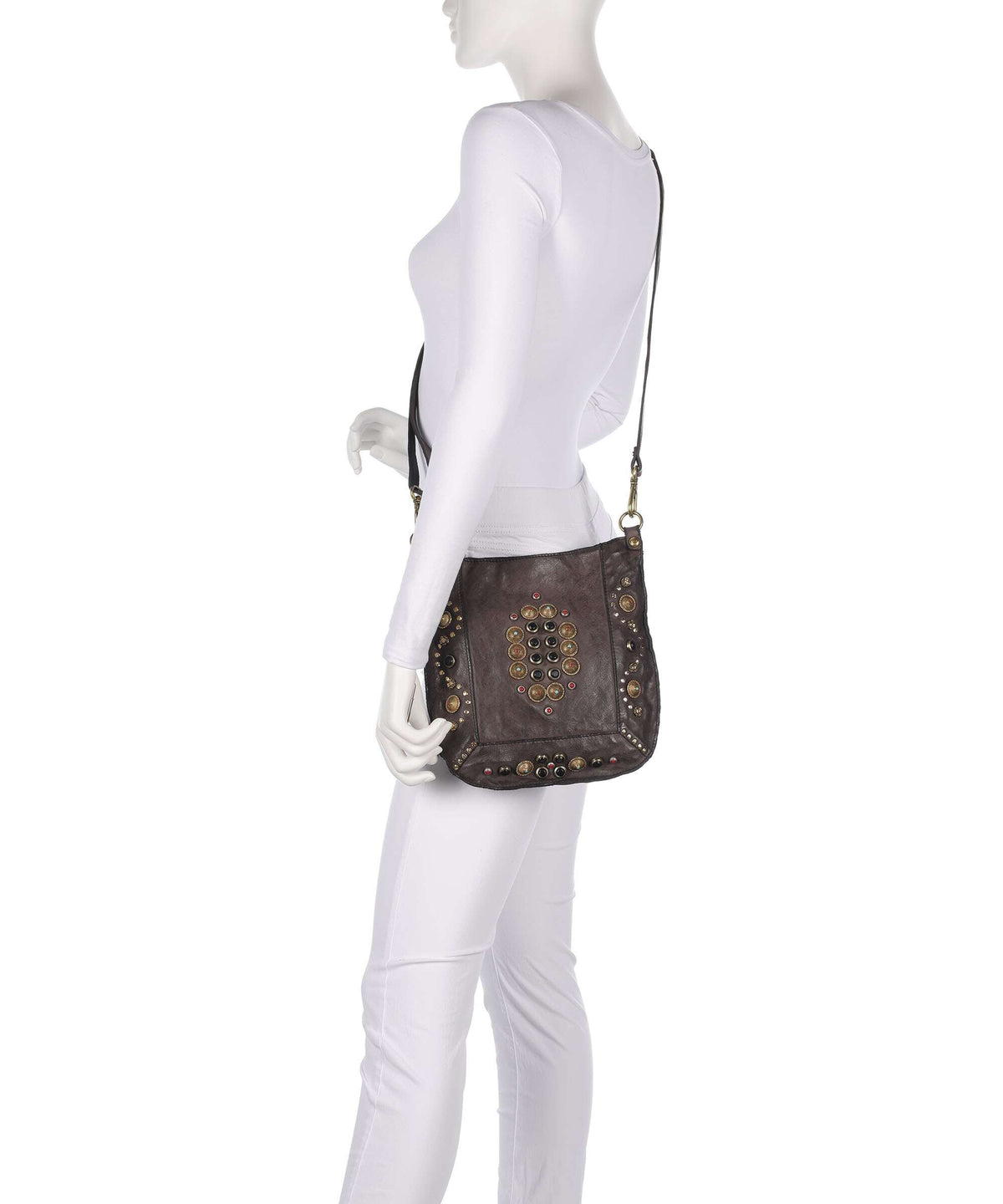 Campomaggi Crossbody bag grigio