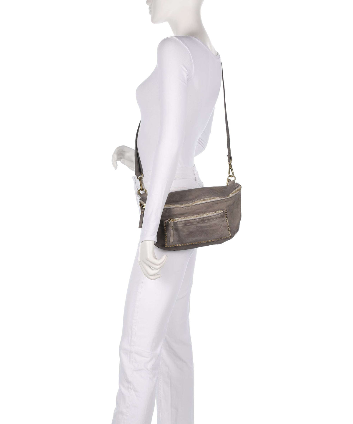 Campomaggi Shoulder bag cemento