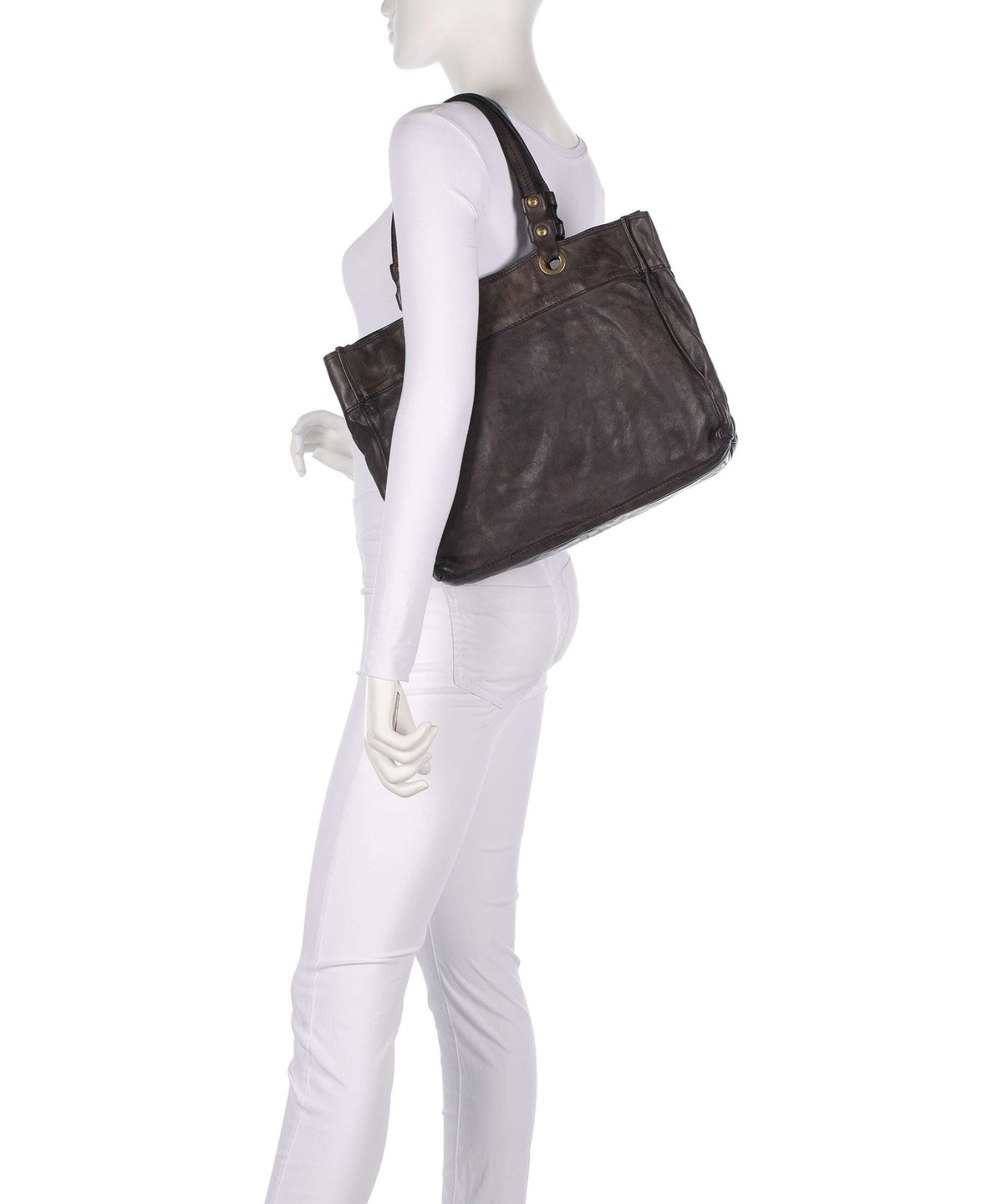 Campomaggi Tote bag grigio