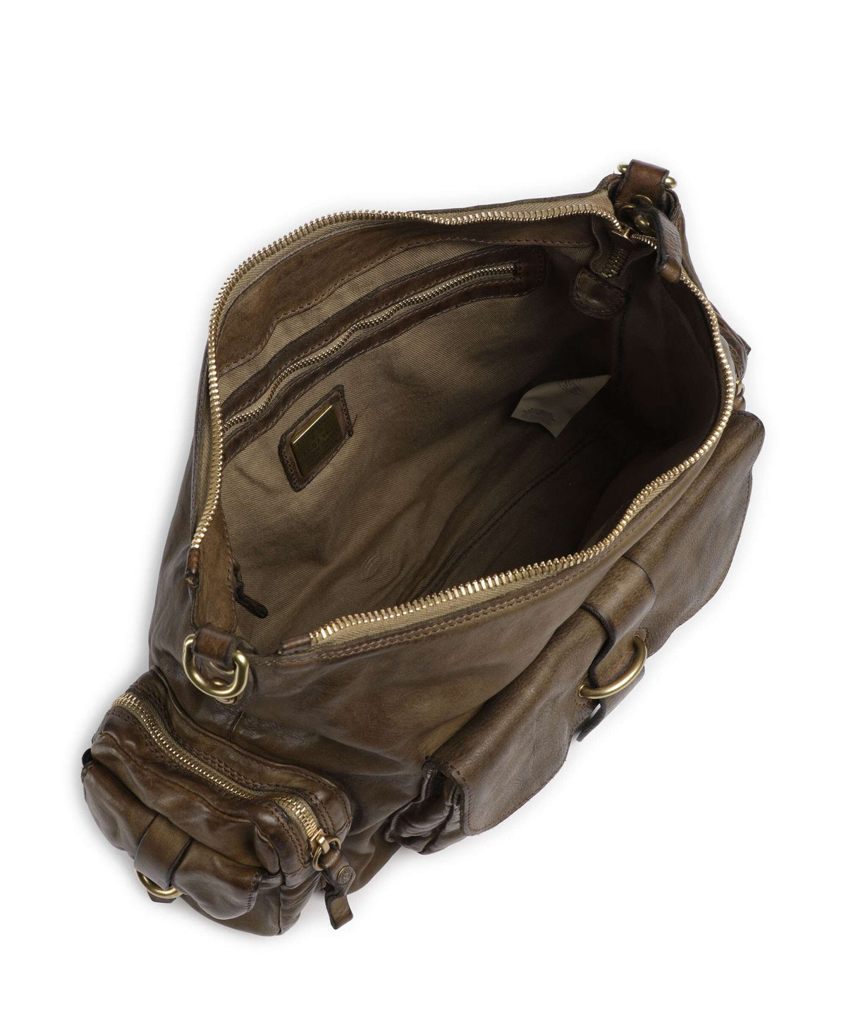 Campomaggi Hobo bag verde militare