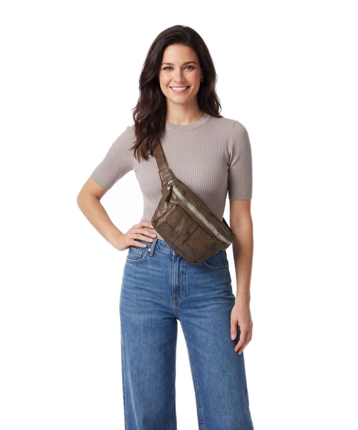 Campomaggi Belt bag verde militare