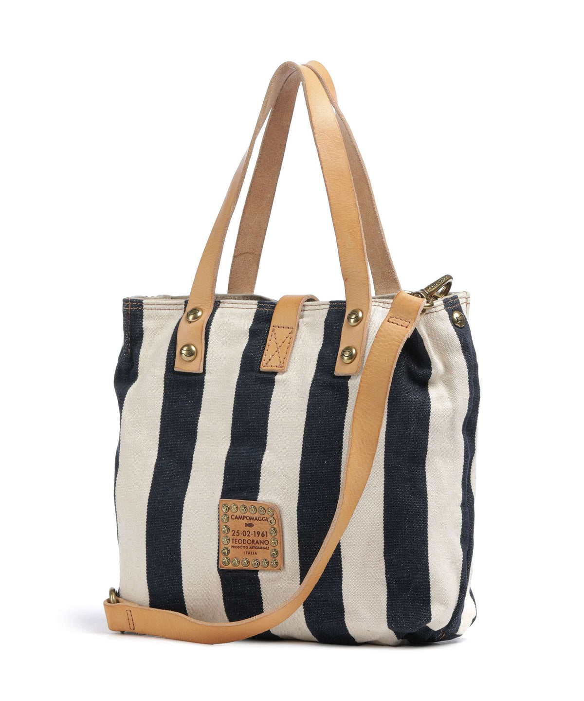 Campomaggi Tote bag blue/beige