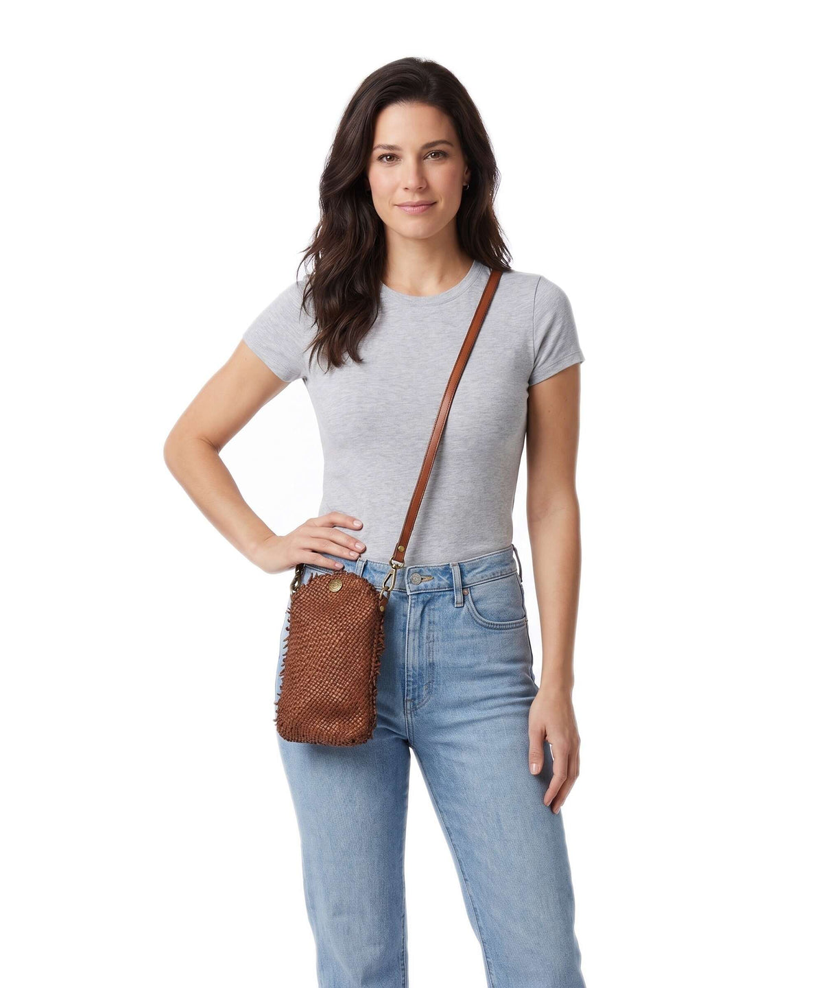 Campomaggi Phone bag cognac