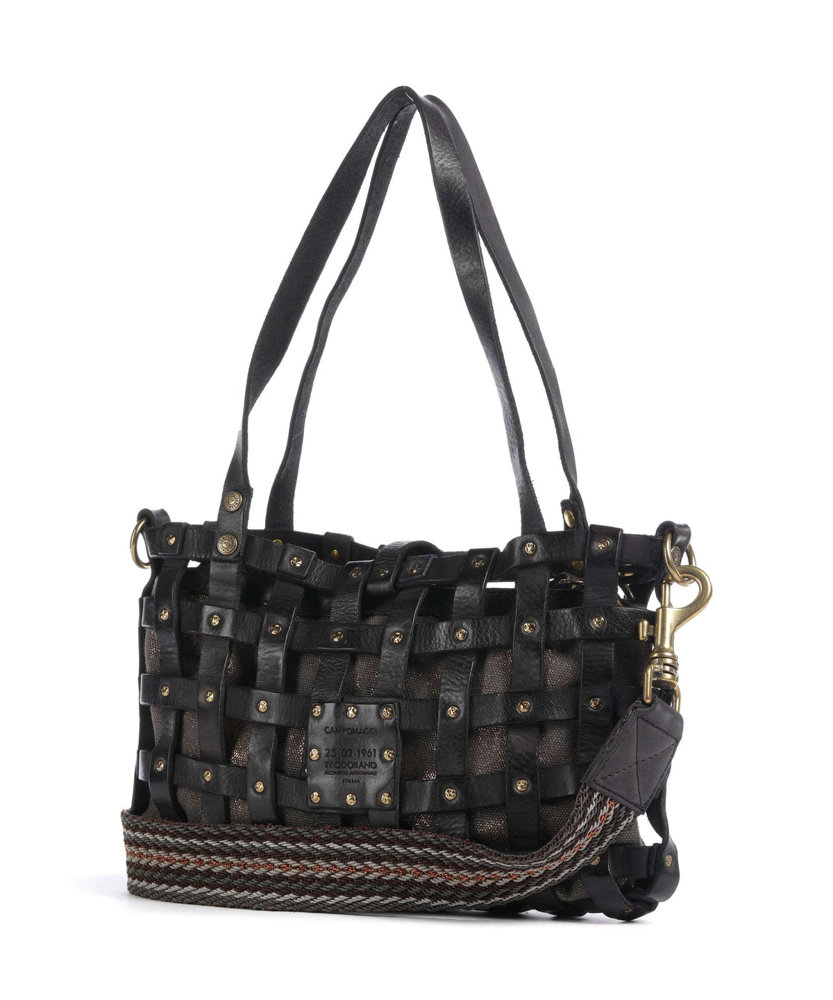 Campomaggi Shoulder bag grey/bronze