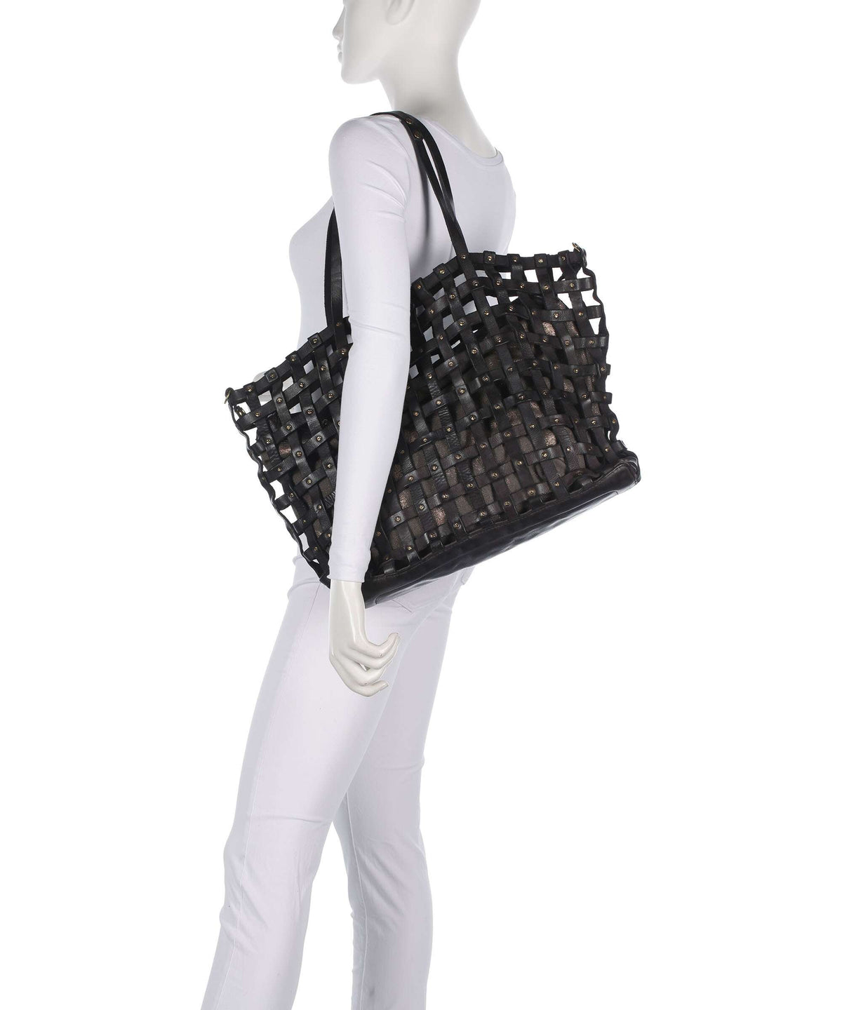 Campomaggi Tote bag grey/bronze
