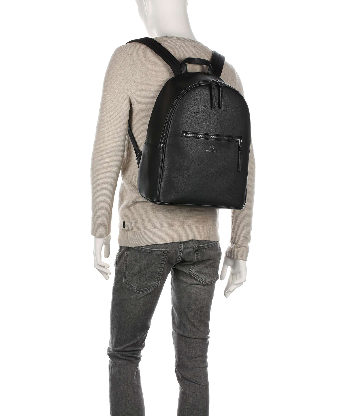 Armani Exchange Dino Backpack nero