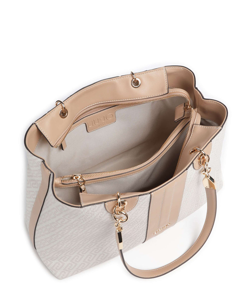 Liu Jo Ematite M Tote bag naturale/dark cipria