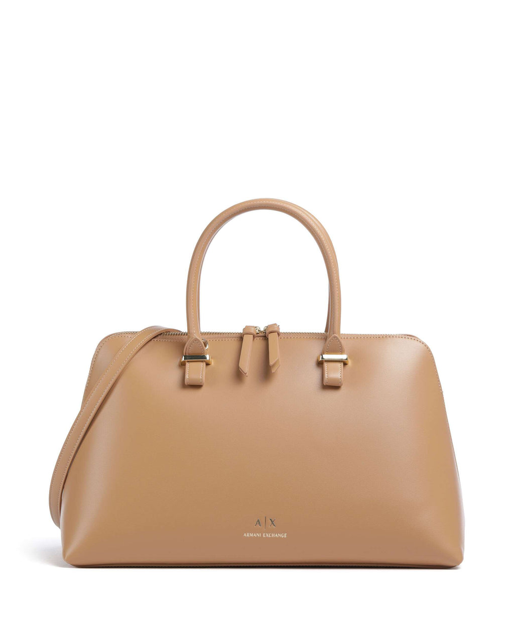 Armani Exchange Megan L Handbag camel rose