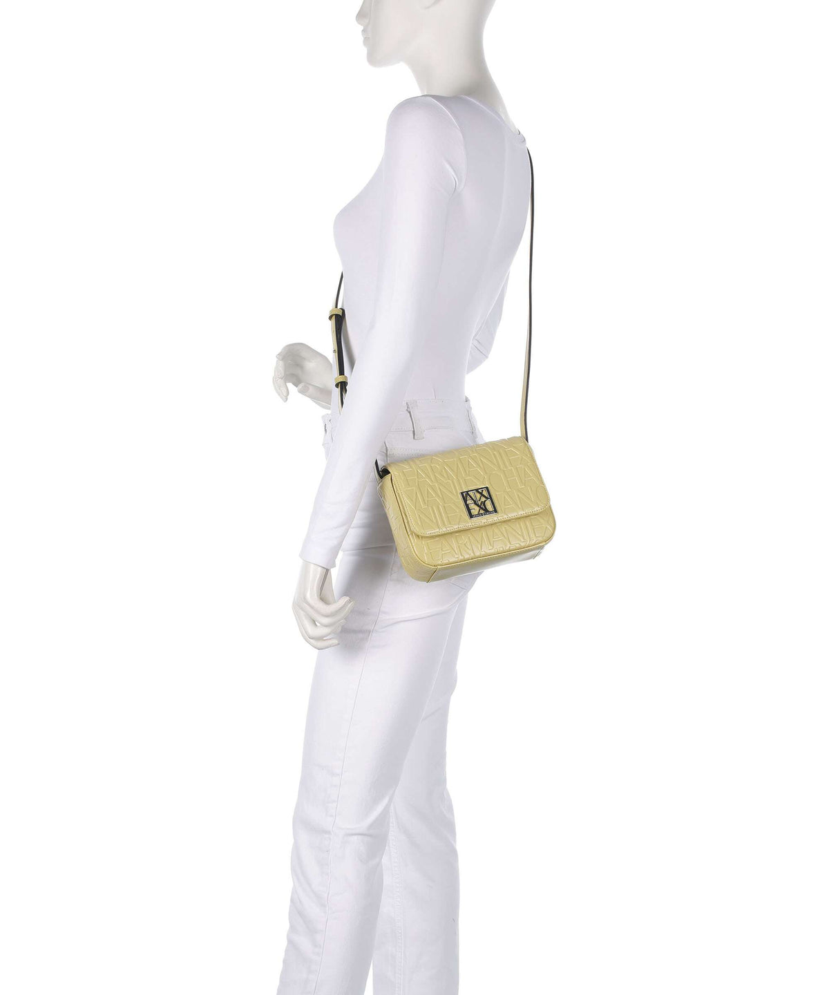 Armani Exchange Liz M Crossbody bag light bamboo