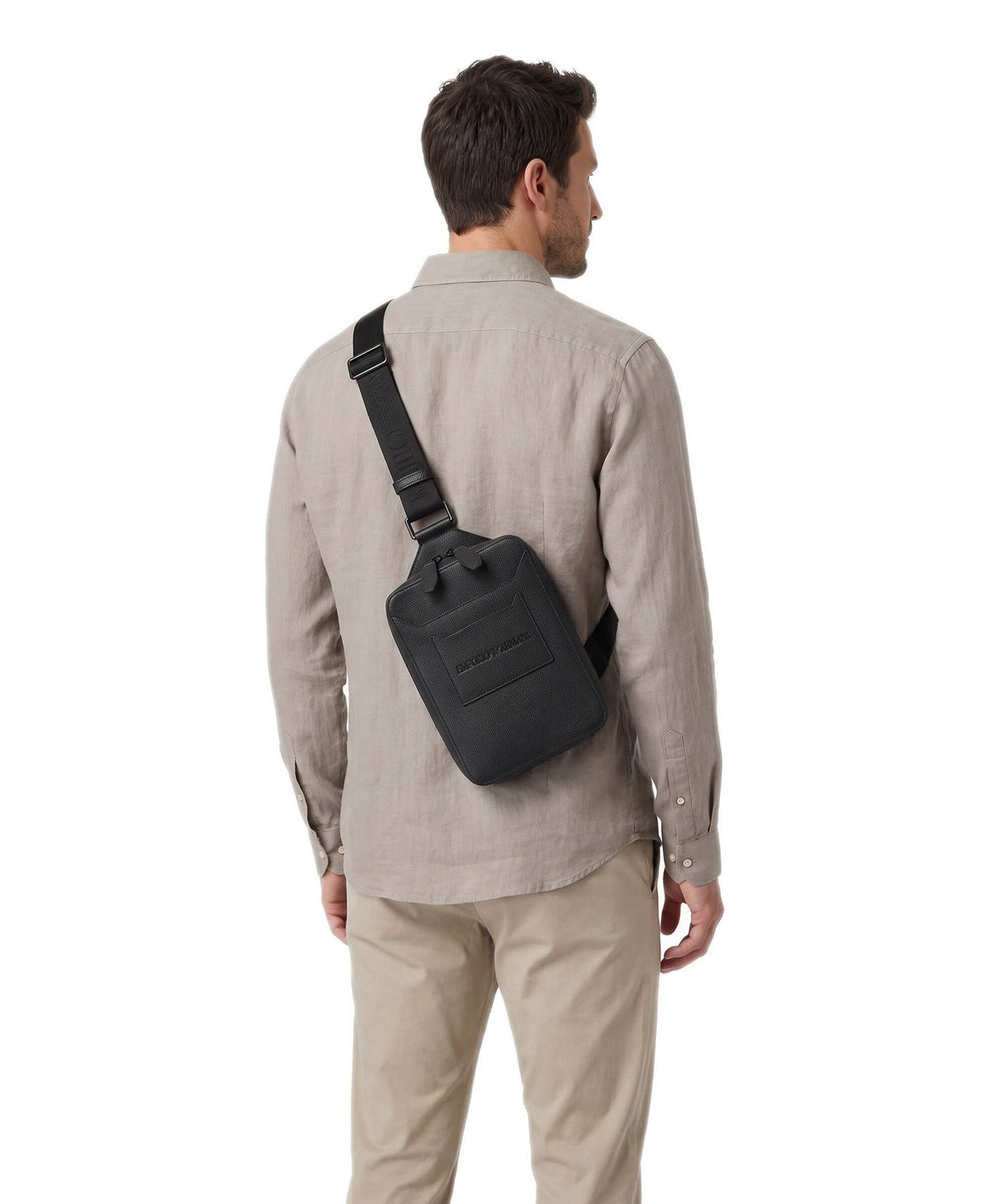 Emporio Armani Milano Sling bag black beauty