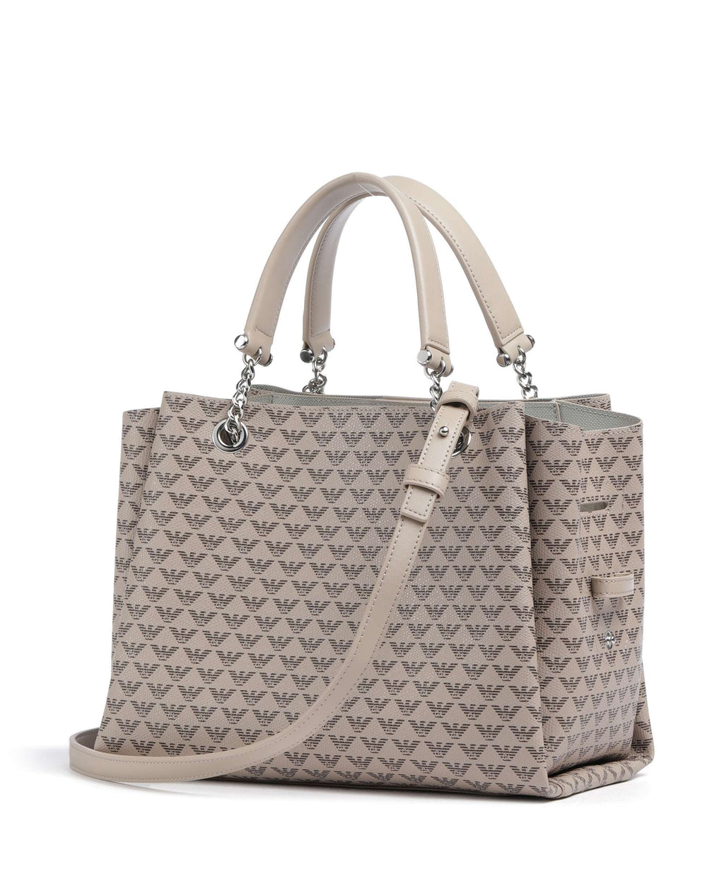 Emporio Armani Annie Handbag ecru/moro/rosso
