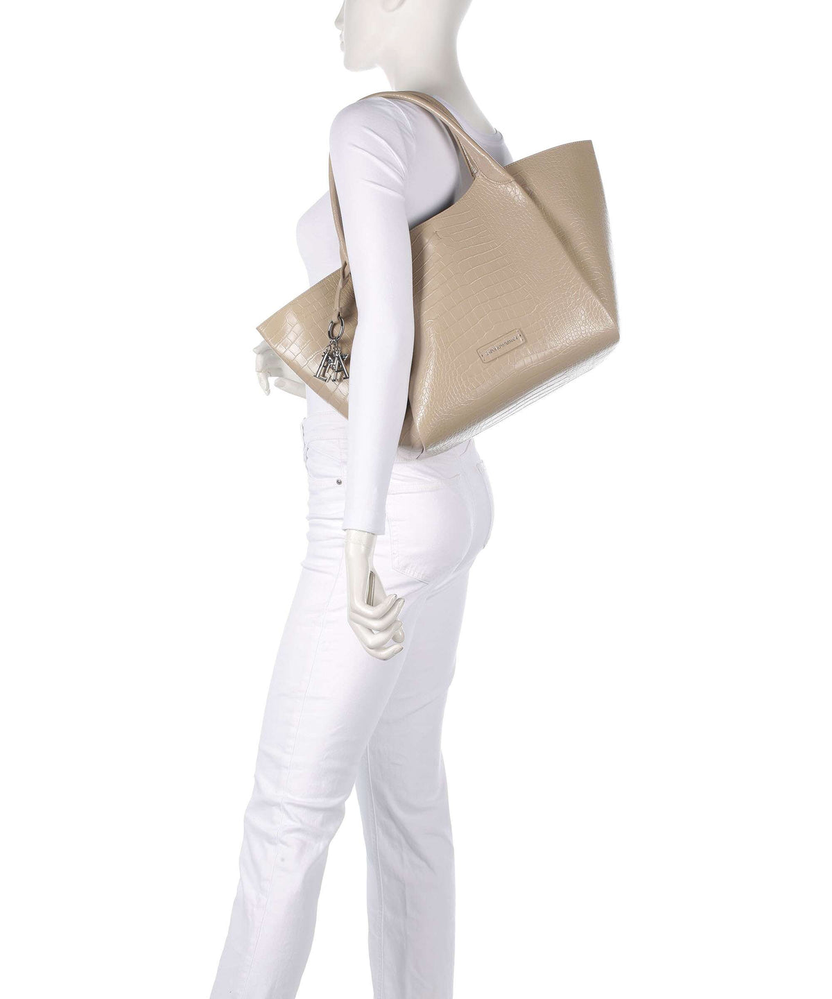 Emporio Armani Durini 24 Tote bag beige