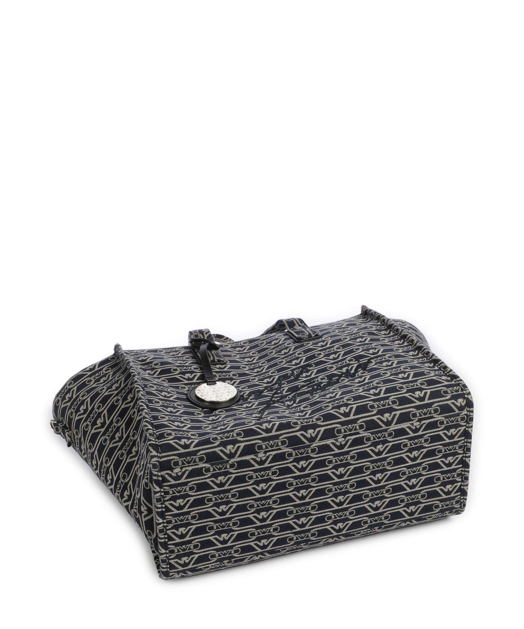 Emporio Armani La Gio Tote bag blu/ecru