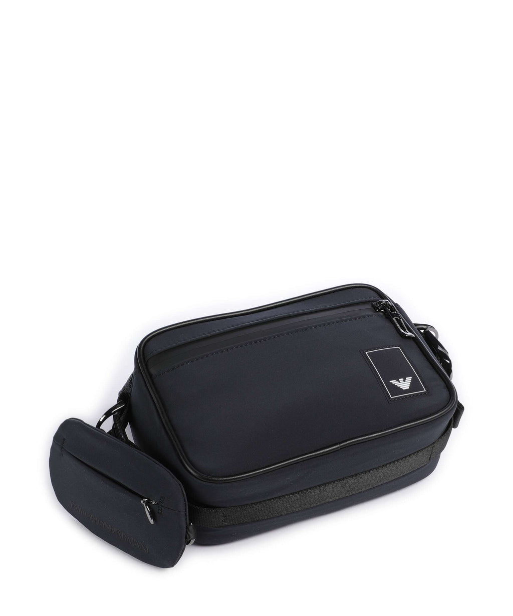 Emporio Armani Travel Essential Crossbody bag blu navy