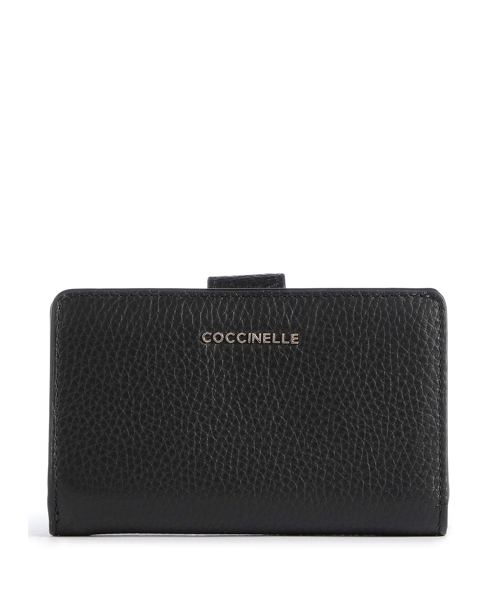 Coccinelle Metallic Soft Wallet noir