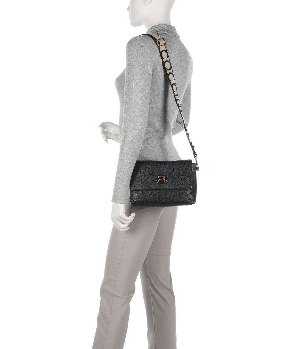 Coccinelle Liya Signature Crossbody bag noir