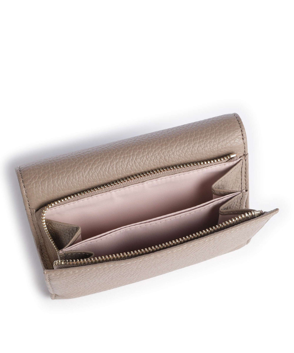 Coccinelle Metallic Soft Wallet warm taupe