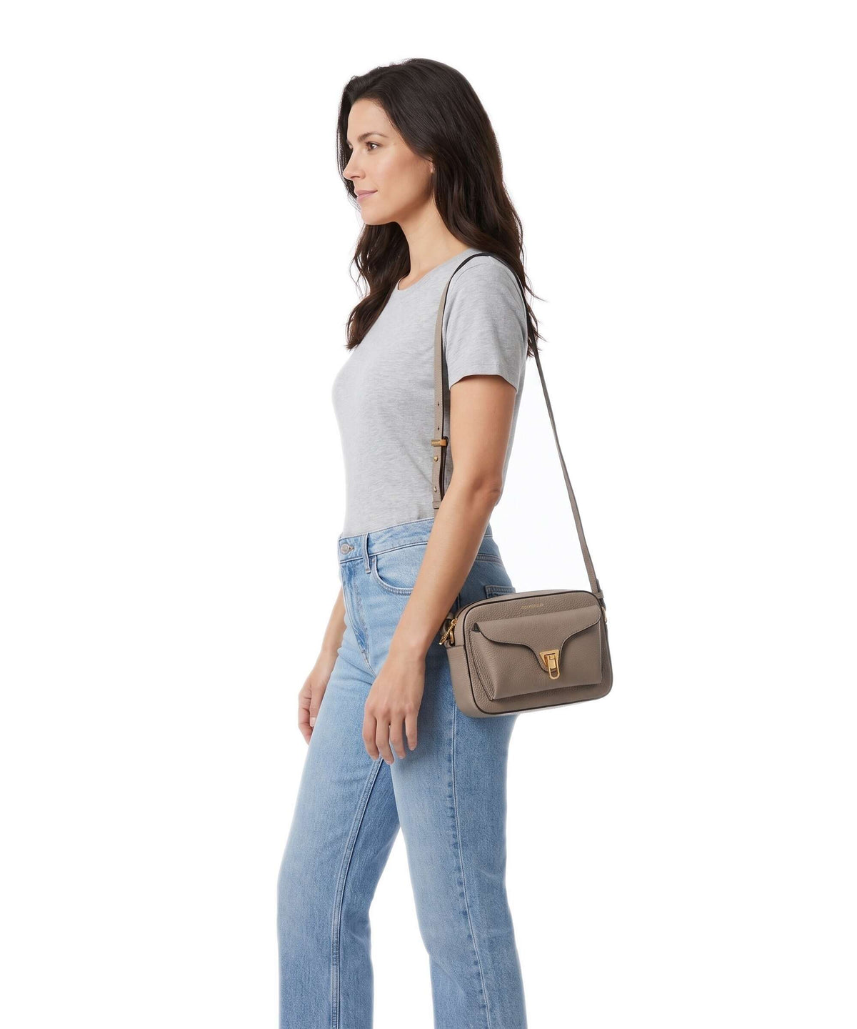 Coccinelle Beat Soft Crossbody bag warm taupe