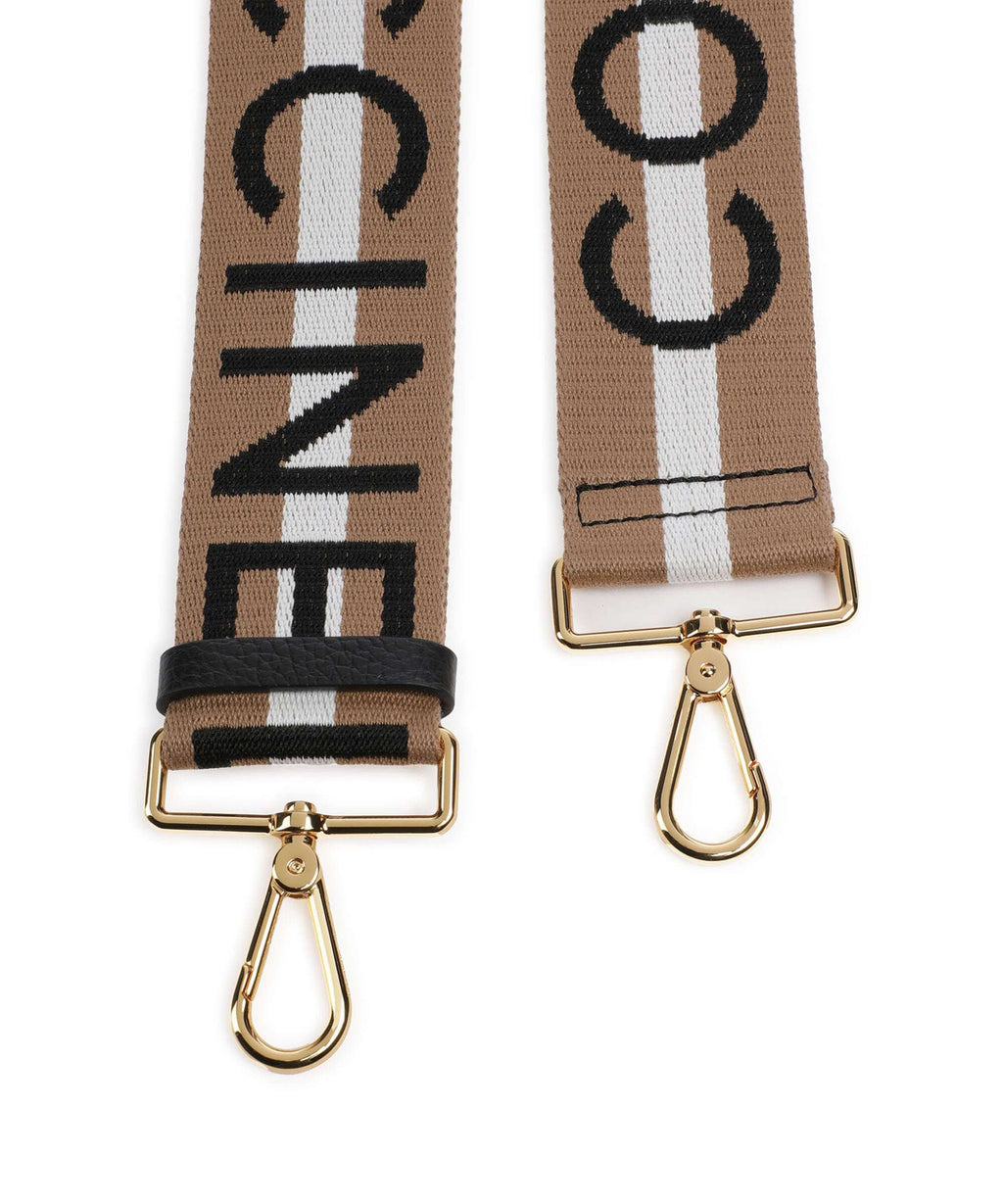 Coccinelle Nastro Signature Bag strap multicolour/natural/noir