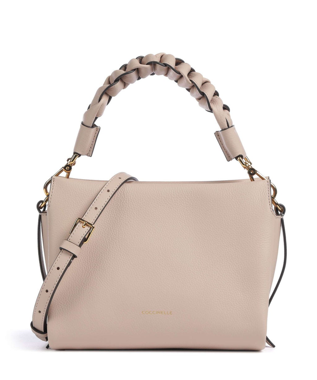 Coccinelle Boheme Grana Double Handbag rosette/warm taupe