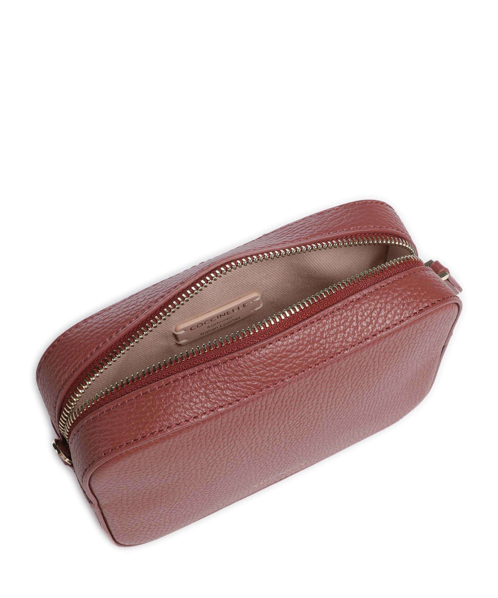 Coccinelle Tebe Crossbody bag brandy