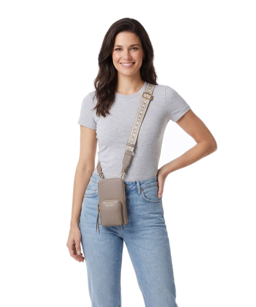 Coccinelle Pixie Phone bag warm taupe